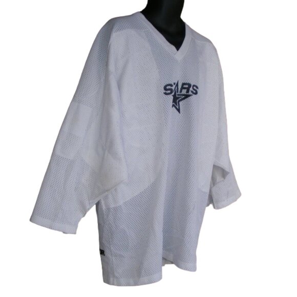 DARCY WAKALUK Practice Jersey, #35, Minnesota North Stars/Dallas, White, Goalie - Picture 3 of 6